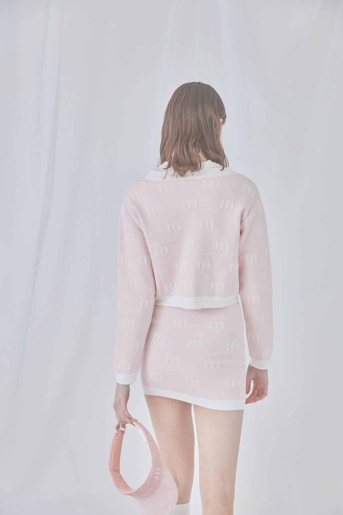 burcle logo skirt (pink) | ミヌエール(minuére) burcle logo skirt (pink) | ミヌエール(minuére)