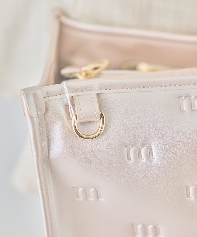 big tote bag (pearl écru) | ミヌエール（minuére） 