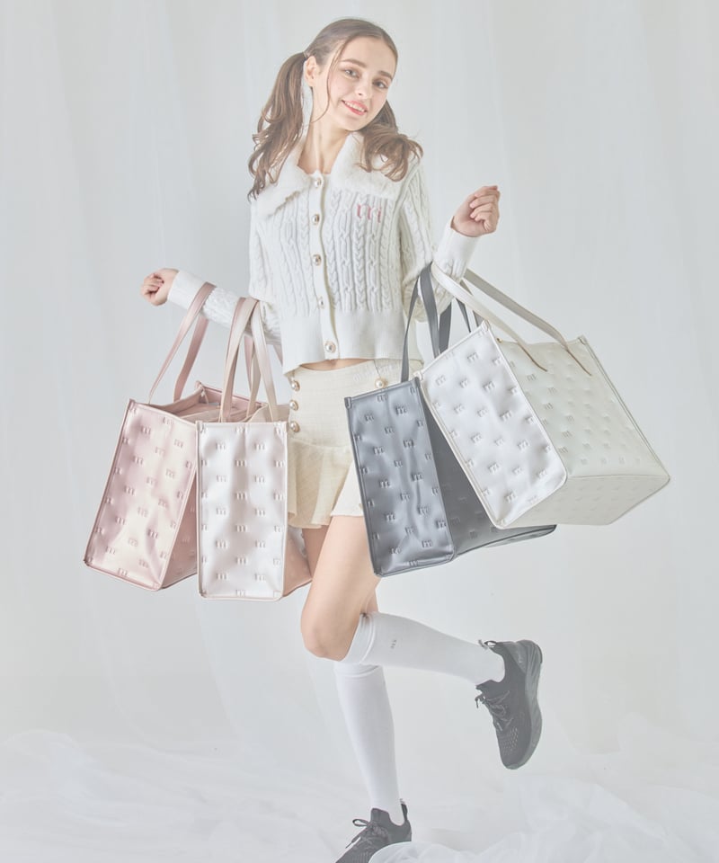 Mさまオーダー品　tanpopo Large Tote Bag Mama Magic Oversized Tote Bag – Embroidered Cotton