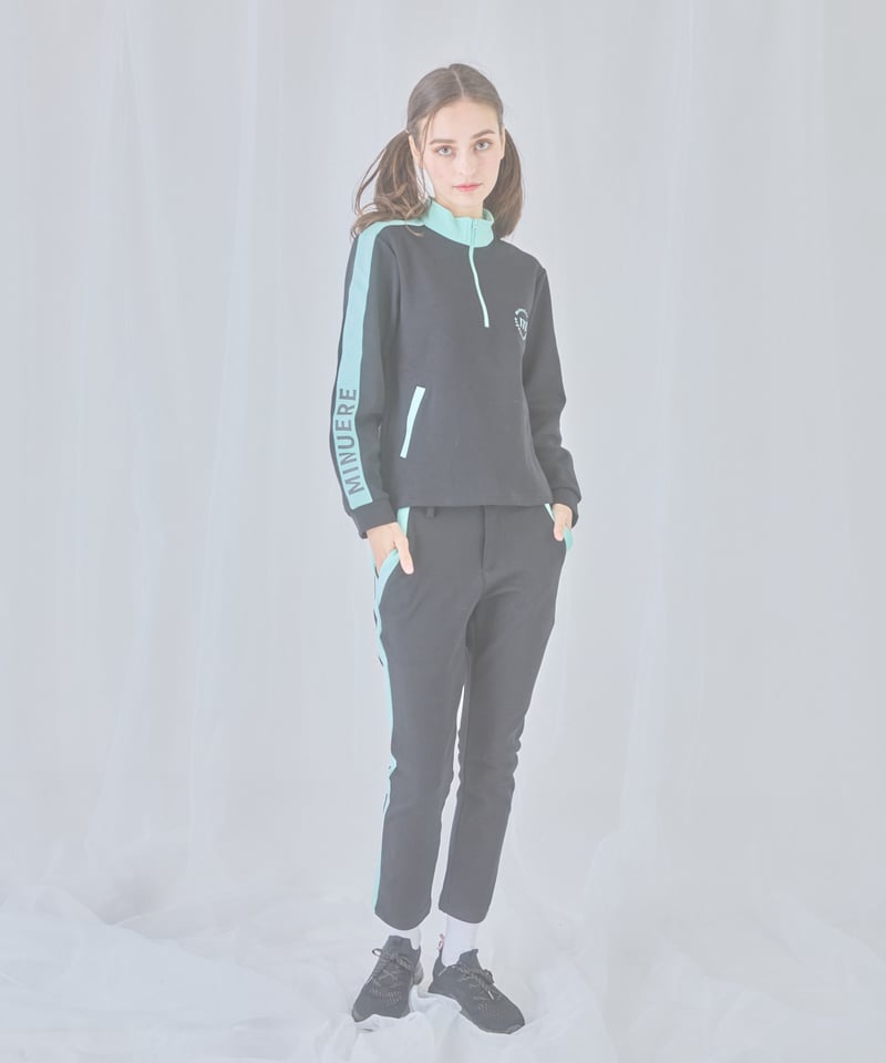 unisex bi-color set up (black) | ミヌエール（minuére）