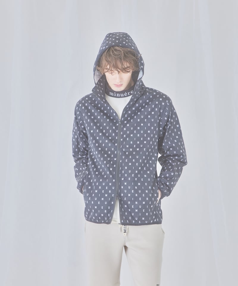 unisex rain wind breaker（black） | ミヌエール（minuére）