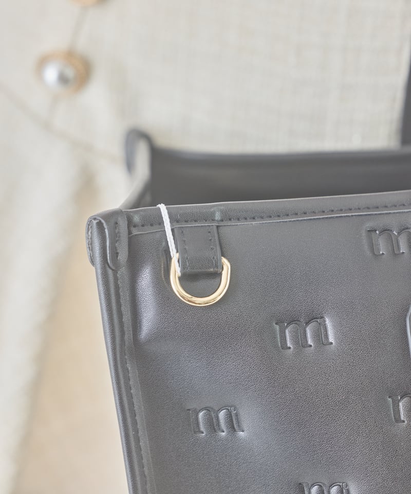 big tote bag (black) | ミヌエール（minuére）