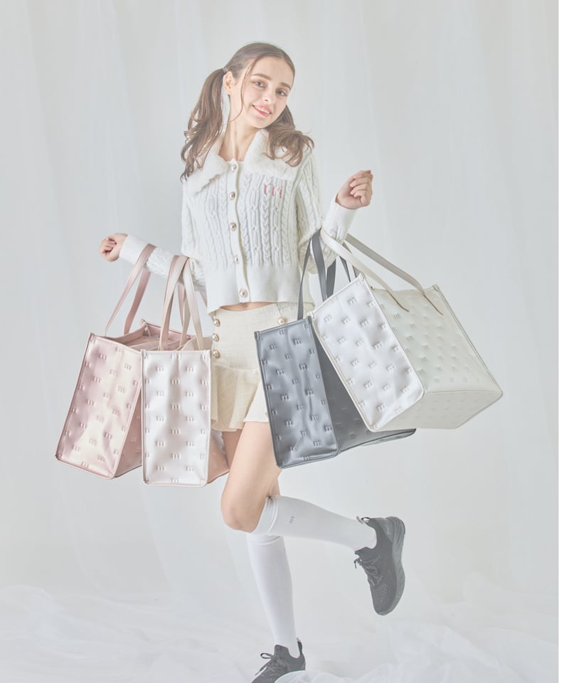 big tote bag (black) | ミヌエール（minuére）