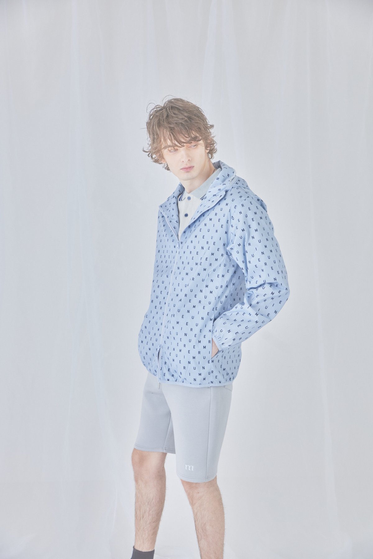 ミヌエール（minuere）/unisex rain wind breaker unisex rain wind breaker（blue） | ミヌエール（minuére）