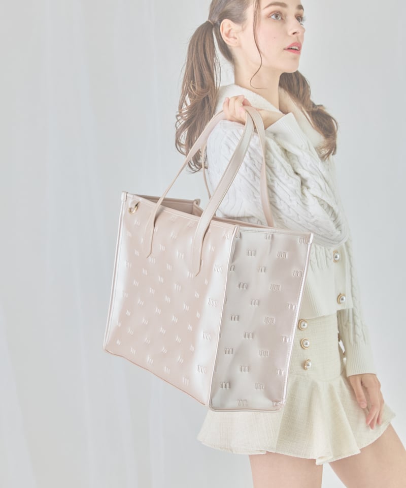 OUR トートバッグ large グレーパール MDS BtoB |#kleid トートバッグ セパレートツールトート グレー