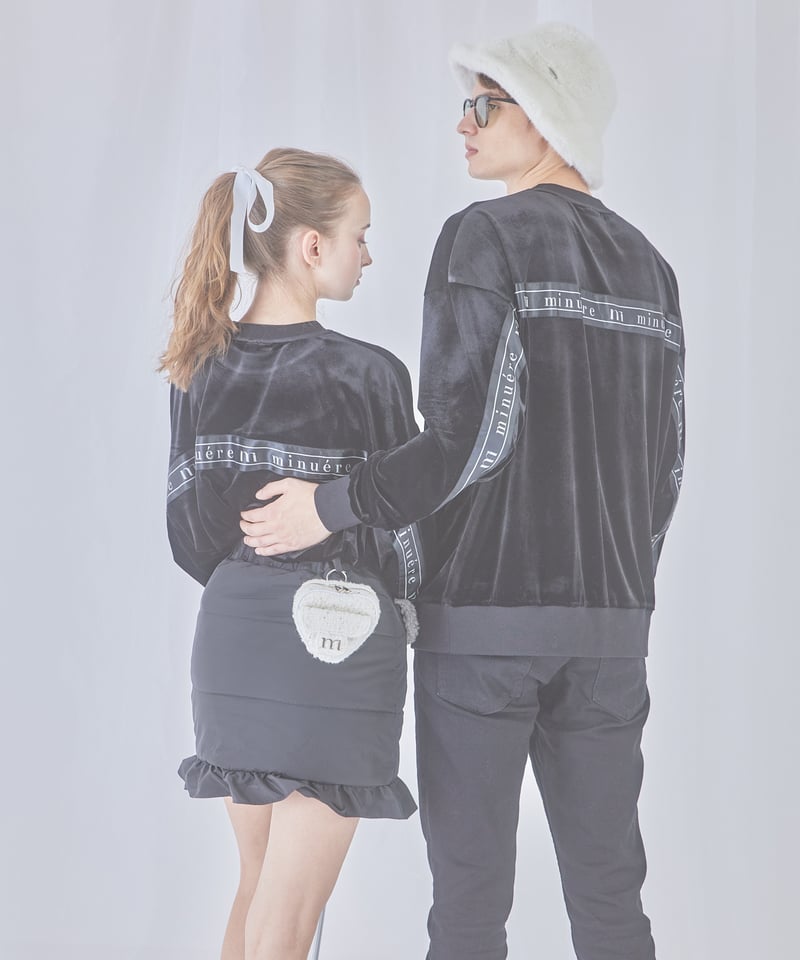 frill down skirt (black) | ミヌエール（minuére）