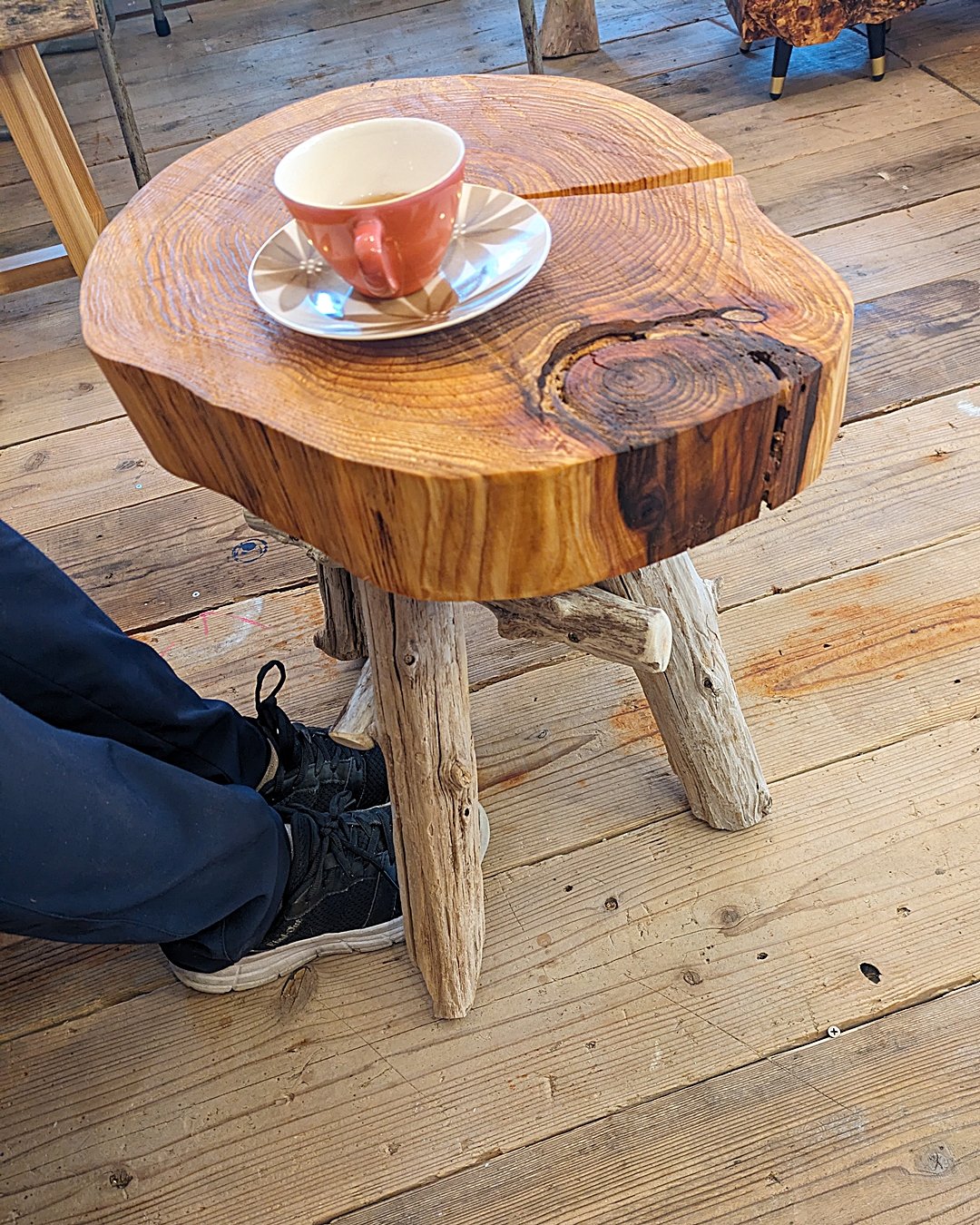 古杉切株と流木脚 サイドテーブル・スツール | RoomZ interior