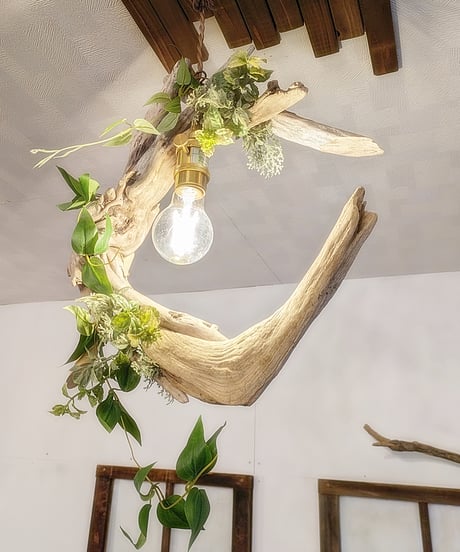 流木Pendant light1灯　TUGU