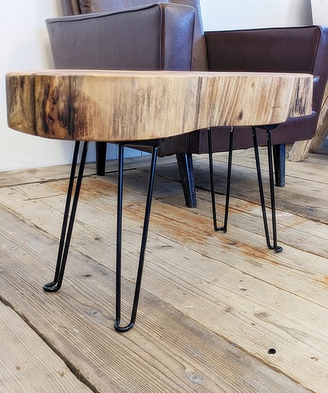 欅輪切り Café table