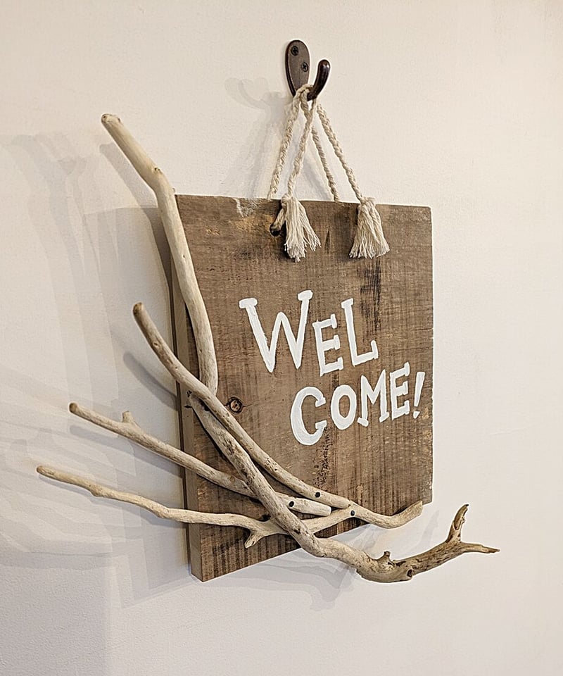 流木と古木のウェルカムボード | RoomZ interior