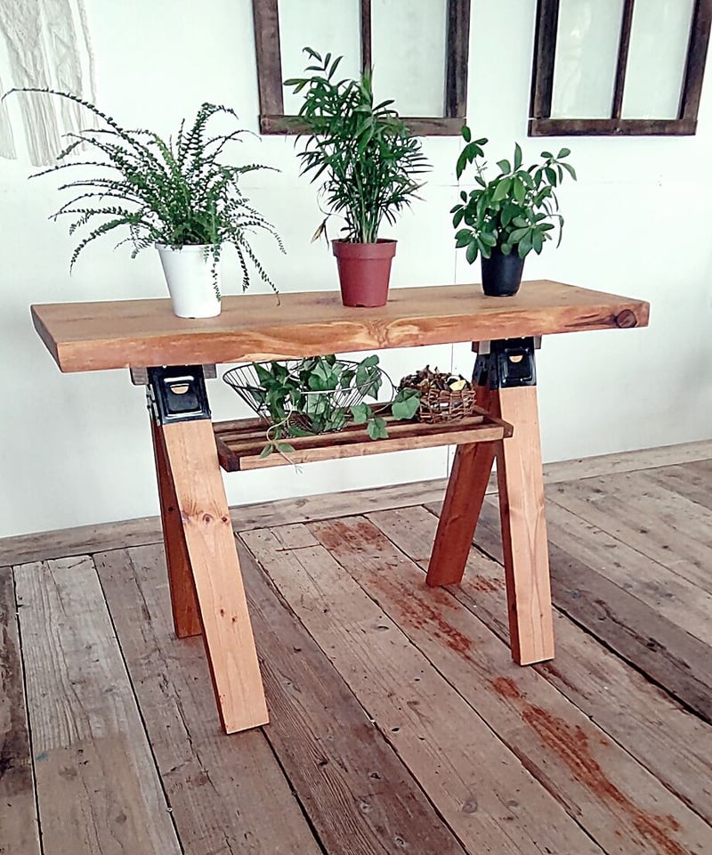 贅沢にもほどがある。檜一枚板ガーデンテーブル | RoomZ interior