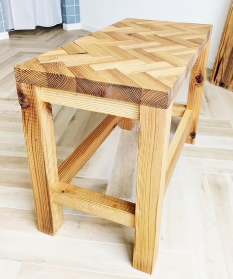 re:wood project結　CaféTable ＆ Bench