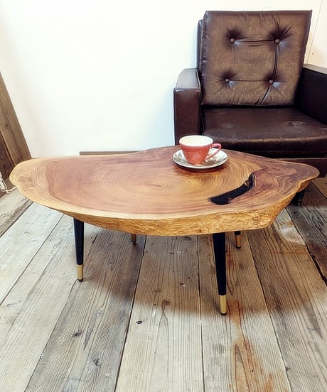 欅輪切り　Café Table