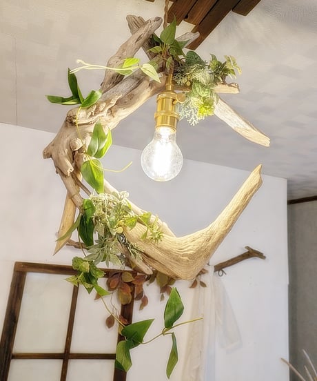 流木Pendant light1灯　TUGU