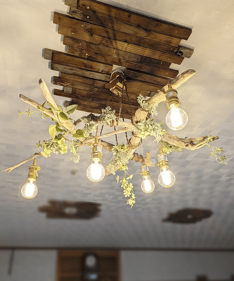 限定1台！ 曲がり流木のペンダントライト5灯 KIKI | RoomZ interior