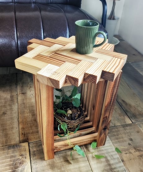 re:wood project結  小さな机 ZIGU