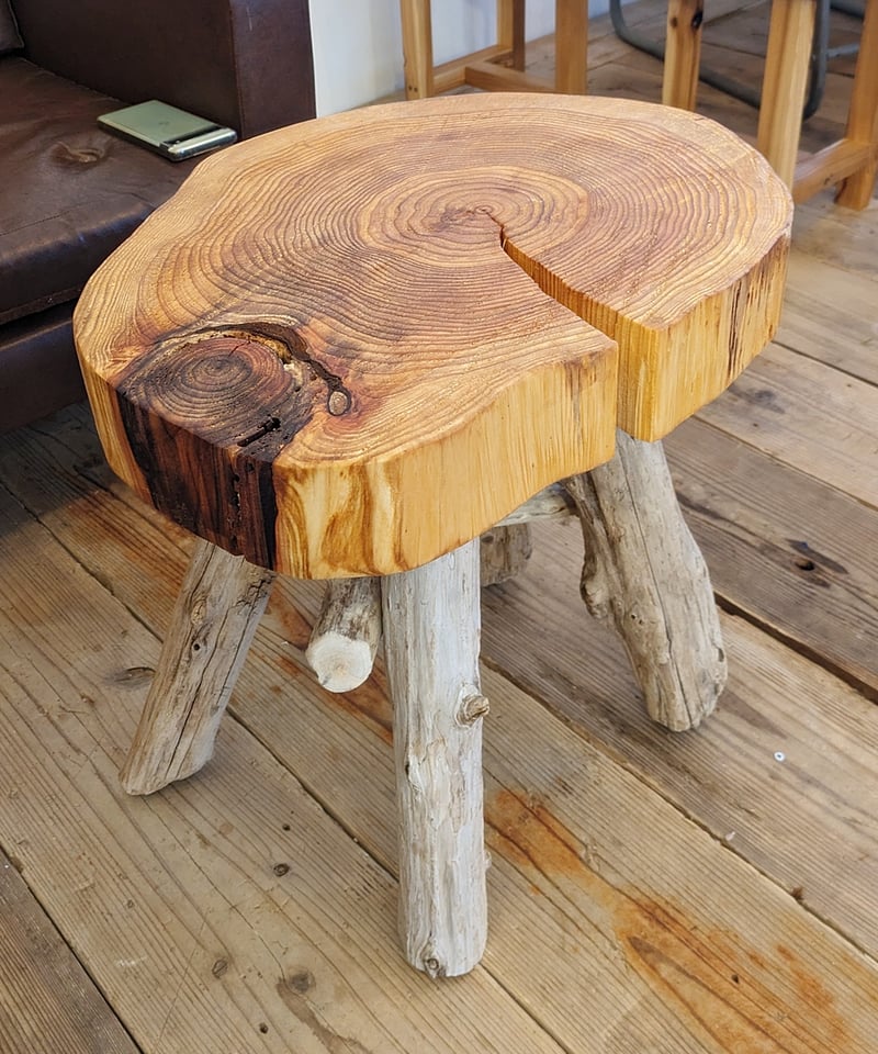 古杉切株と流木脚 サイドテーブル・スツール | RoomZ interior