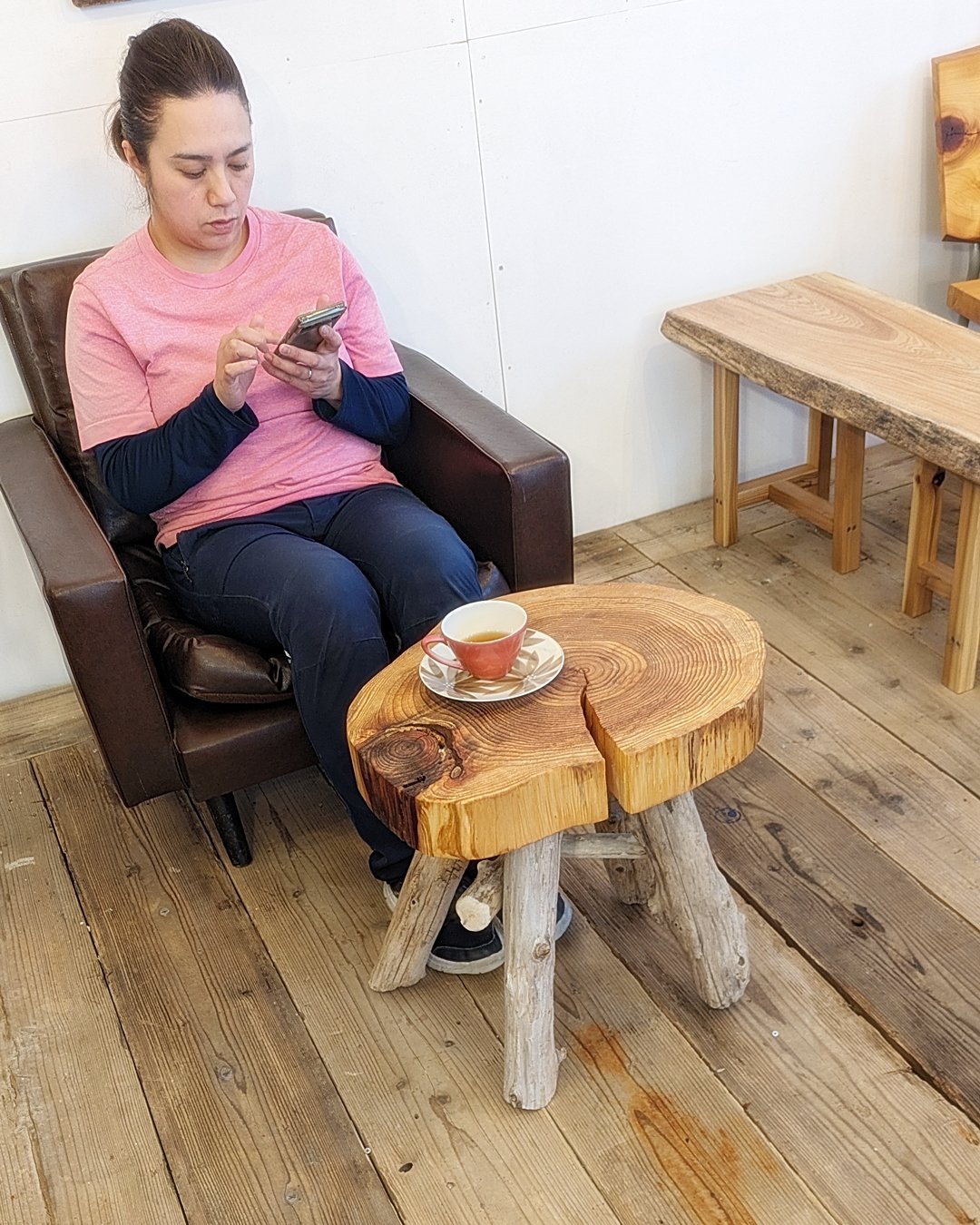 古杉切株と流木脚 サイドテーブル・スツール | RoomZ interior