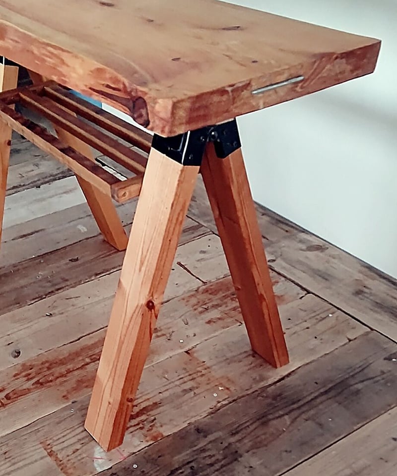 贅沢にもほどがある。檜一枚板ガーデンテーブル | RoomZ interior