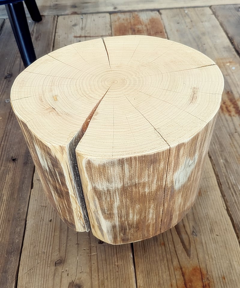 香りに癒される 檜丸太ミニテーブル | RoomZ interior