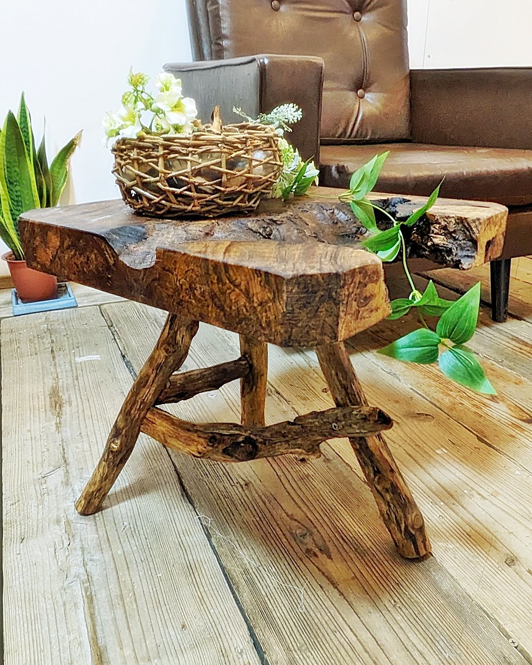 楠と流木脚 SideTable | RoomZ interior