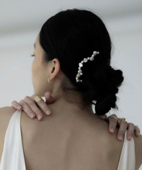 〈A.B.ELLIE レンタル〉Baroque Pearl Hairpin