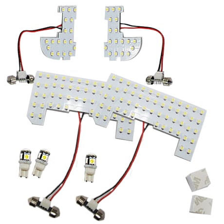 N-BOX＋(プラス) / ルームランプセット / 7ピース / SMD 総合計159発 / 白 / LED / 互換品