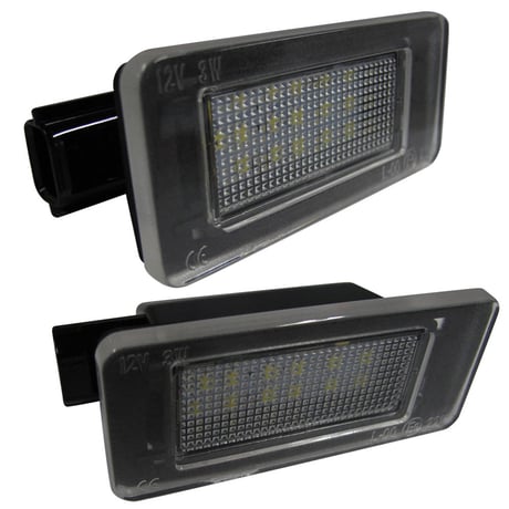 セレナ C27 (Ｈ28.8～R1.7)/ライセンスランプ /白/ 2個/アッセンブリー交換/片側18SMD/ナンバー灯/互換品