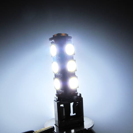 H3 / LEDフォグランプ / 3チップSMD / 13連 / 白 / ２個セット / 互換品