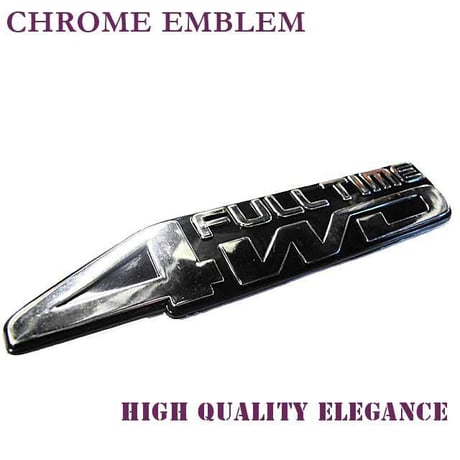 mj075 / FULL TIME 4WD / エンブレム / 172x37mm / 互換品