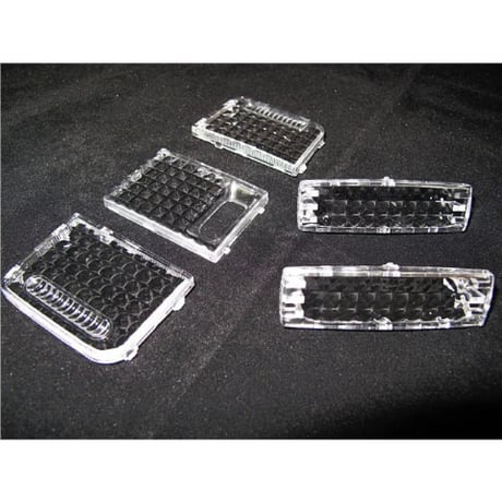 クリスタルカット / ルームランプレンズカバー / ムーヴ (LA100/110S)(H22.12～) / 5ピース / 互換品　ムーブ