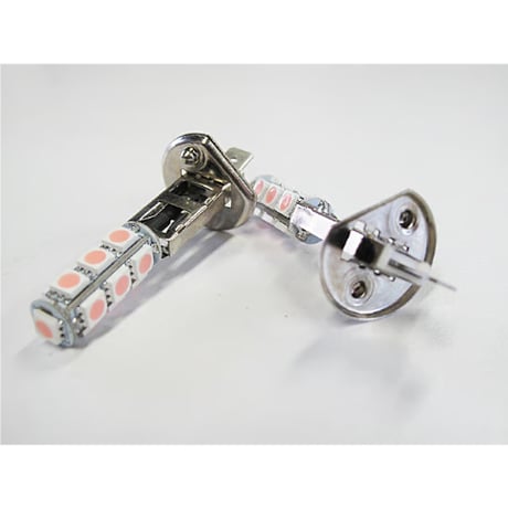 H1 / LEDフォグランプ / 3チップSMD / 13連 / ピンク / 2個セット / 互換品