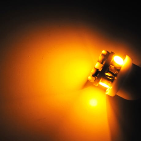 T10 / SMD 6連 / オレンジ / 2個セット / LED / ウェッジ球 / 互換品