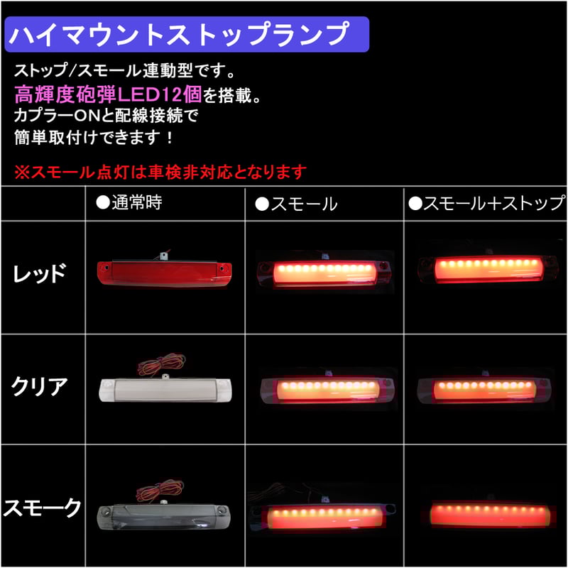 プリウス30用 / ハイマウントストップランプLED / (全面発光 プリウス30用 / ハイマウントストップランプLED / (全面発光