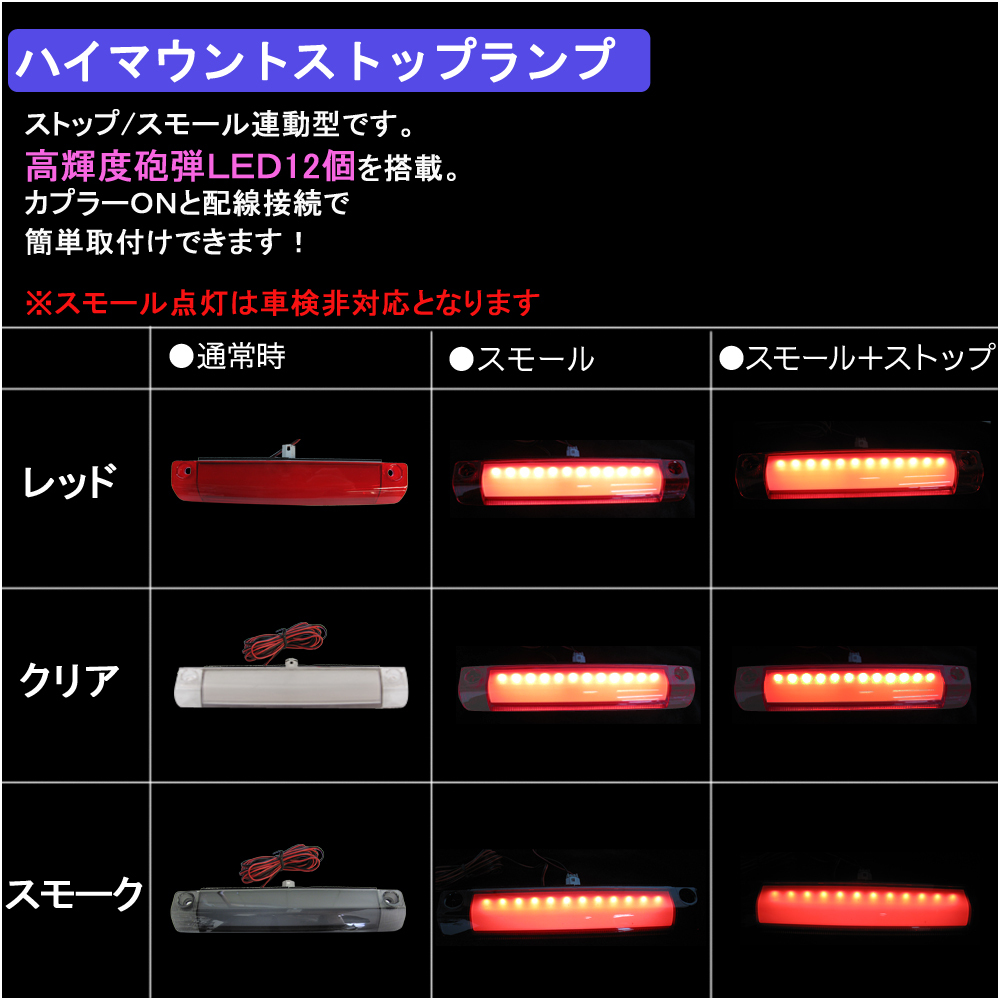 プリウス30用 / ハイマウントストップランプLED / (全面発光タイプ