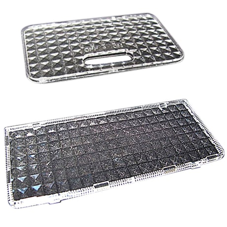 クリスタルカット / ルームランプレンズカバー /  スペーシア MK32S (H25.3～) / ２ピース / 互換品