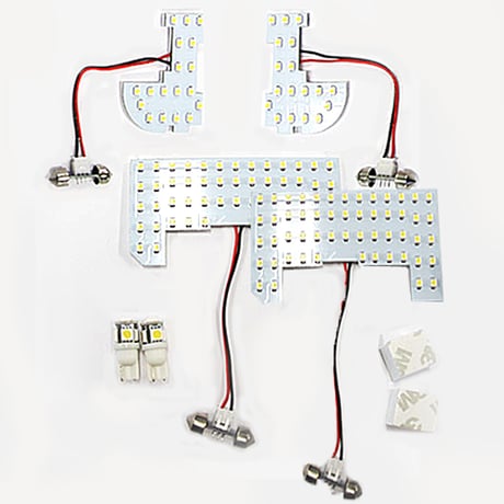フィットシャトル (GG7/8型)(GP2型) / ルームランプセット / 6ピース / SMD 合計154発 / 白 互換品