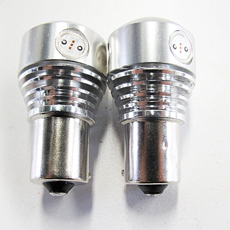 12Ｖ用 /S25 / 9.5W搭載 / シングル球 / 150° /オレンジ / 2個 / LED /CREE製 / 互換品