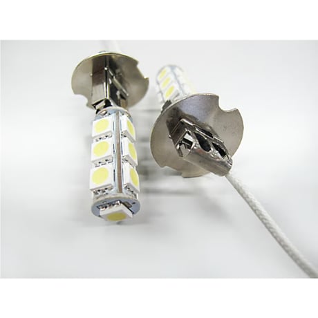 H3 / LEDフォグランプ / 3チップSMD / 13連 / 白 / ２個セット / 互換品