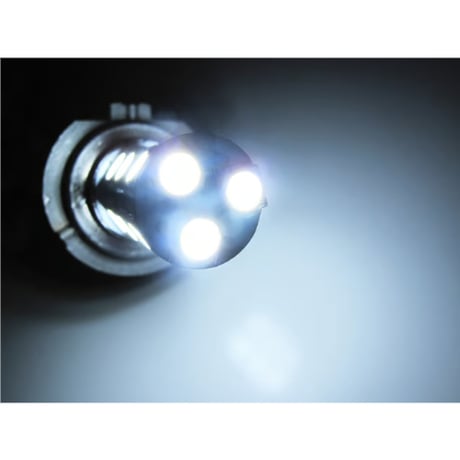 H7 / LEDフォグランプ / 3チップSMD / 18連 / 白 /無極性 / 2個セット / 互換品