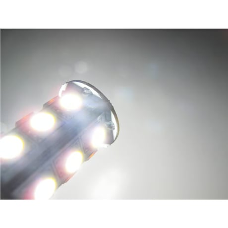 S25 / 3CHIP SMD / 18連 / シングル球 / ホワイト 白 /  2個セット / LED / 高輝度/互換品