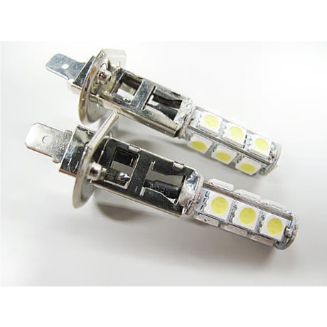 H1 / LEDフォグランプ / 3チップSMD / 13連 / 白 / ２個セット / 互換品