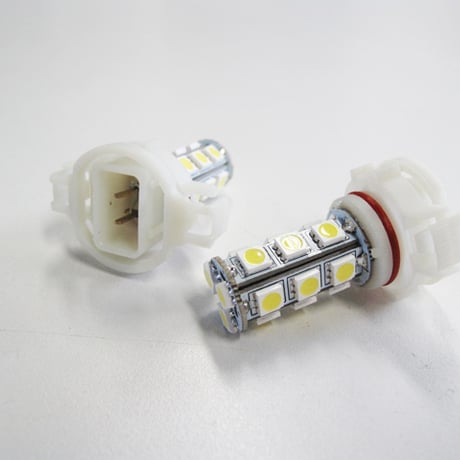 H16 アメ車用 / LEDフォグランプ / 3チップ SMD / 18連 / 白 / 無極性 / 2個セット / 互換品