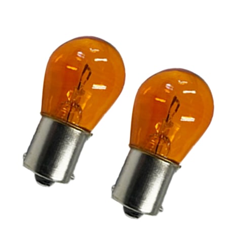 12V用 / S25 / ハロゲン球 / シングル球 / 180° / オレンジ/2個/互換品