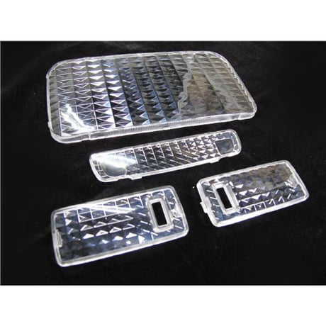 クリスタルカットルームランプレンズカバー/200系ハイエース 1～3型/スーパーGL/H16.8～H25.11/4p/互換品