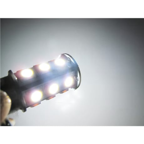 S25 / 3CHIP SMD / 18連 / シングル球 / ホワイト 白 /  2個セット / LED / 高輝度/互換品