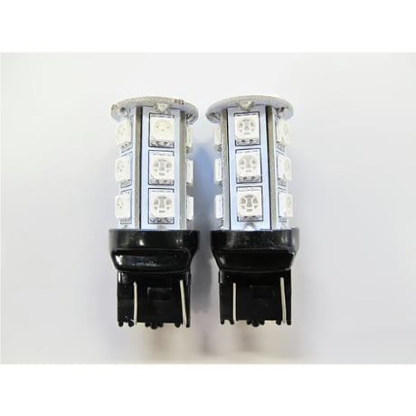 T20 / 3CHIP SMD 18連 / ダブル球 / (赤) / 無極性 / 2個セット / LED / 超高輝度 / 互換品