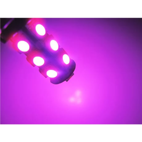 H7 / LEDフォグランプ / 3チップSMD / 18連 / ピンク / 無極性 / 2個セット / 互換品