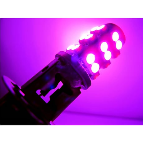 H3C / LEDフォグランプ / 1チップSMD / 25連 / ピンク / 2個セット / 互換品