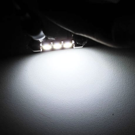 T10 / 37mm /  6SMD / 白 / 2個セット/ LED / ルーム球などに / 互換品